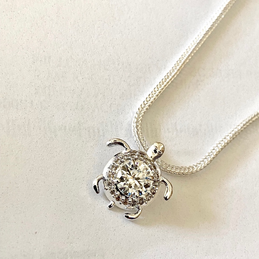 💥SALE 💥 3.91 Cts. REAL DIAMOND TURTLE Pendant 💥⭐️💥